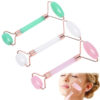 2pcs/set Face Spa Massager Neck Roller Gua Sha Scraper Board Face Lift Up Wrinkle Remover Face Roller Scraper Set - Image 5