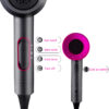 Anion Hair Dryer Professional Blow Drier Hot Cold Wind Temperature Control Hair Dryers Free Shipping Salon Style Tool For Hair - Image 3