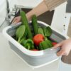 Household Folding Wash Basin Plastic Foldable Basin Travel Outdoor Camp Basins - Image 2