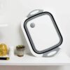 Household Folding Wash Basin Plastic Foldable Basin Travel Outdoor Camp Basins - Image 4