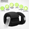 Jaw Exerciser Face Stress Ball Jawline Muscle Facial Toner Cheekbones Trainer Gym Fitness - Image 4
