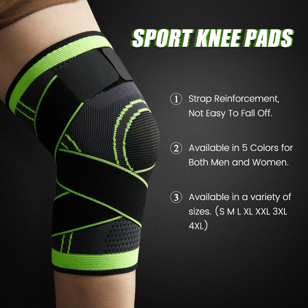 1 PCS Knee Pads Braces Sports Support Kneepad Men Women Knee Braces for ...