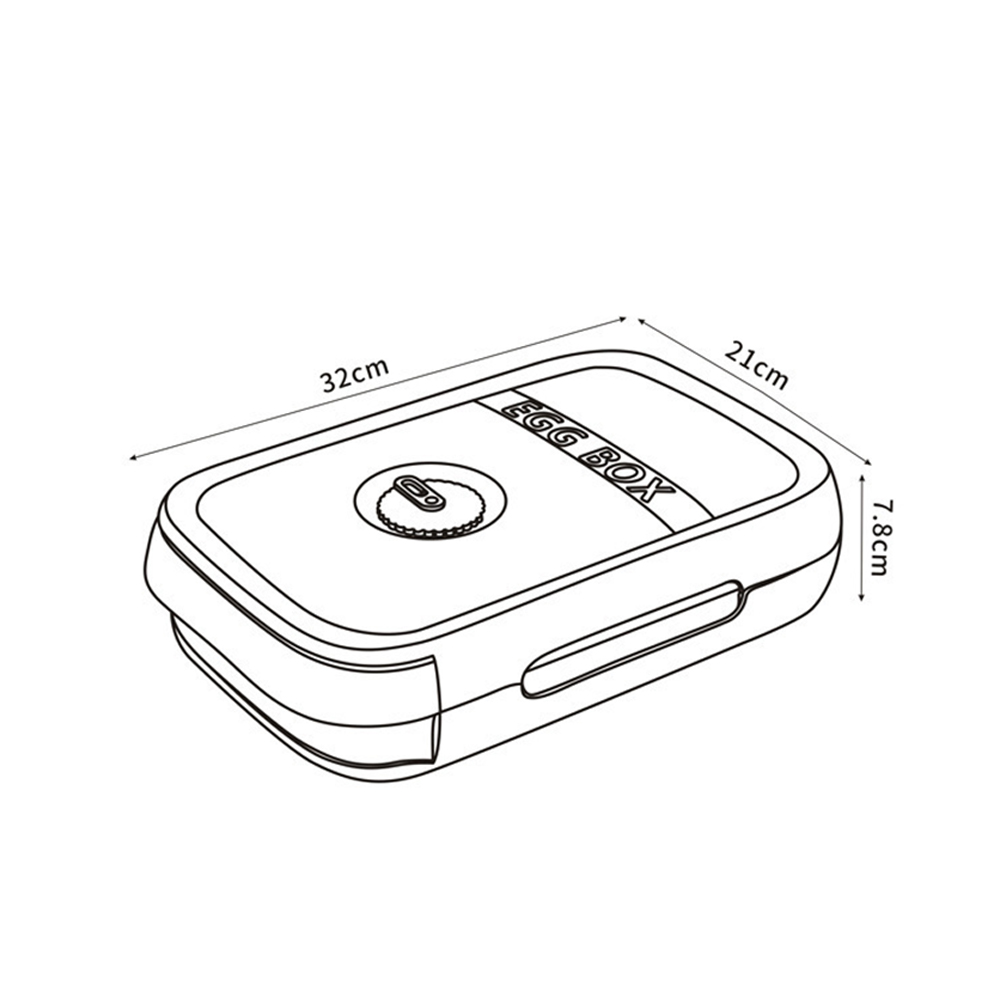 Egg Storage Box Kitchen Drawer Type Egg Storage Box Refrigerator Storage Box Fresh Keeping Box Household Holder - Image 6