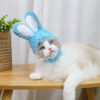 Pet Dog Cat Cap Costume Warm Rabbit Hat New Year Party Christmas Cosplay Accessories Photo Props Headwear - Image 10