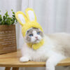 Pet Dog Cat Cap Costume Warm Rabbit Hat New Year Party Christmas Cosplay Accessories Photo Props Headwear - Image 5