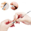 4 Pcs/Set steel Double-ended Cuticle Pusher Dead Skin Remover Manicure cleaner Care nails art tool All for manicure set - Image 2