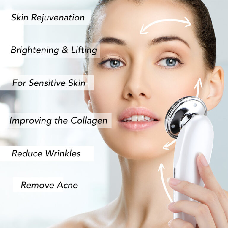 7 in 1 Face Lift Devices RF Microcurrent Skin Rejuvenation Facial 