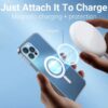 For Original Magsafe Magnetic Wireless Charging Plating Case iPhone 13 12 11 Pro Max Mini X Xs Max XR 7 8 Plus Transparent Cover - Image 2