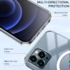 For Original Magsafe Magnetic Wireless Charging Plating Case iPhone 13 12 11 Pro Max Mini X Xs Max XR 7 8 Plus Transparent Cover - Image 4