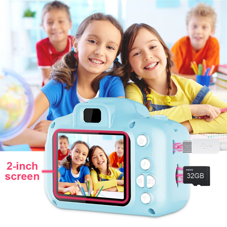 Mini Cartoon Kids Photo Camera 2 Inch HD Screen Children Digital Camera ...