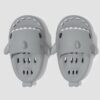 Cartoon Shark Hollow Out Bottom Slippers Adult Couple Non Slip Bathroom Slippers Outdoor Funny Home Sandals 4.0CM Thickness - Image 2