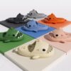 Cartoon Shark Hollow Out Bottom Slippers Adult Couple Non Slip Bathroom Slippers Outdoor Funny Home Sandals 4.0CM Thickness - Image 9