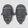 Cartoon Shark Hollow Out Bottom Slippers Adult Couple Non Slip Bathroom Slippers Outdoor Funny Home Sandals 4.0CM Thickness - Image 5