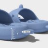 Cartoon Shark Hollow Out Bottom Slippers Adult Couple Non Slip Bathroom Slippers Outdoor Funny Home Sandals 4.0CM Thickness - Image 14
