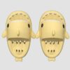 Cartoon Shark Hollow Out Bottom Slippers Adult Couple Non Slip Bathroom Slippers Outdoor Funny Home Sandals 4.0CM Thickness - Image 6