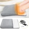 Warm Slippers Feet Warm Slippers Heating Glove USB Electric Heating Pad Winter Hand Foot Warmer Washable Household Foot Warmer - Image 2