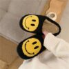 Women Men Fluffy Fur Slippers Smile Short Plush Warm Shoes Comfortable Couple Slides Autumn Winter Home Slippers Female Sandals - Image 6
